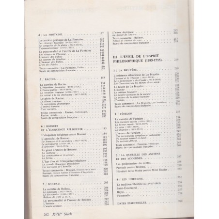 XVIIe siècle, manuel des études littéraires françaises, Castex Surer et Becker, 1966 - manuel de français, littérature française