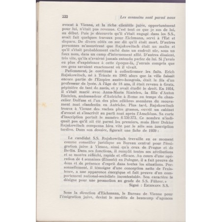 Les assassins sont parmi nous, Simon Wiesenthal, 1967 - 2e guerre mondiale, criminels nazis
