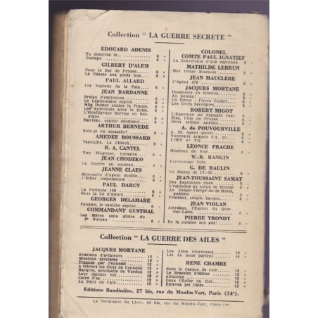 Les Raspoutine espions, Paul Allard, la guerre secrète, 1936 - roman espionnage, biographie, Russie