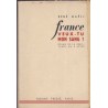 France, veux-tu mon sang ? drame de la Résistance, René Gaëll, 1948 - théâtre XXe s., 2e guerre mondiale