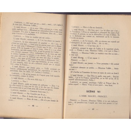 France, veux-tu mon sang ? drame de la Résistance, René Gaëll, 1948 - théâtre XXe s., 2e guerre mondiale