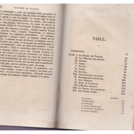 Le moniteur des dates 5200 avant J.C. à 1845, Delandine de Saint-Esprit, 1843 - histoire de France, monarchie, encyclopédie