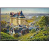 Langeais, châteaux de la Loire - carte postale département 37 Indre-et-Loire, illustrateurs