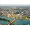 Tours, le pont Wilson et la rue Nationale, carte postale, département 37, Indre-et-Loire - Loire, pont,