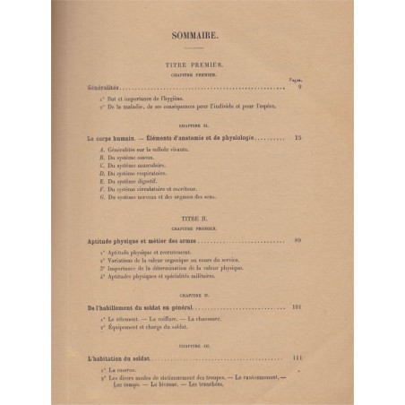 Cours d'hygiène, écoles militaires, Ministère de la guerre, 1922 - Armée, instruction militaire,