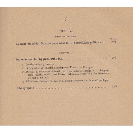 Cours d'hygiène, écoles militaires, Ministère de la guerre, 1922 - Armée, instruction militaire,