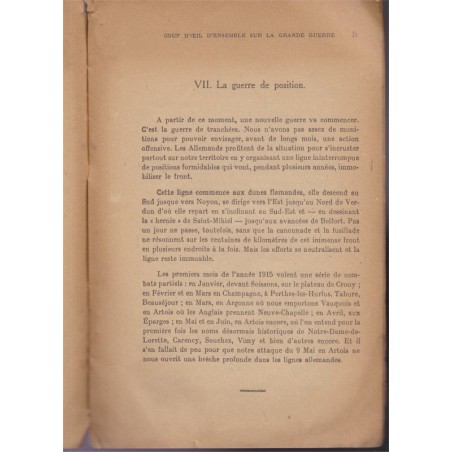 Coup d'oeil d'ensemble sur la Grande Guerre, Associations contre la propagande ennemie, 1919 - guerre 1914 1918