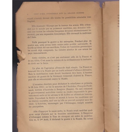 Coup d'oeil d'ensemble sur la Grande Guerre, Associations contre la propagande ennemie, 1919 - guerre 1914 1918