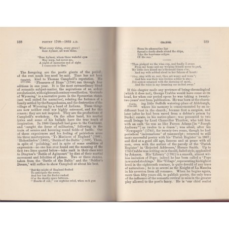 The intermidiate text-book of english literature, Wyatt and Low, 1907 - littérature anglaise, manuel de littérature anglaise