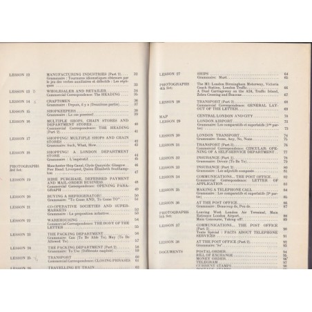 Commerce by easy stages, l'anglais commercial, Féraud et Champion, 1967 - manuels d'anglais, droit commercial,