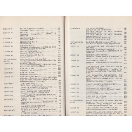 Commerce by easy stages, l'anglais commercial, Féraud et Champion, 1967 - manuels d'anglais, droit commercial,