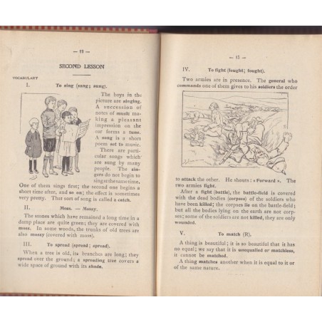 The english class, classe de cinquième, Dessagnes, 1923 - manuels d'anglais