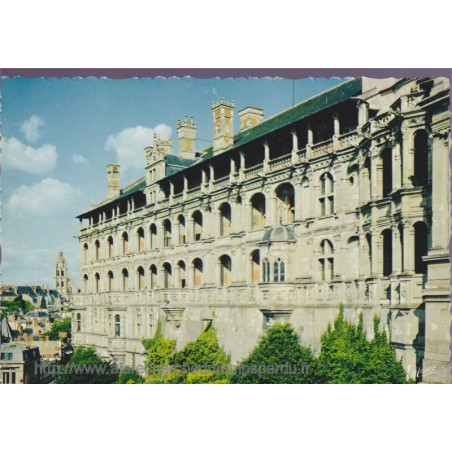 Blois, l'aile François 1er - carte postale département 41 Loir-et-Cher, Sologne, châteaux