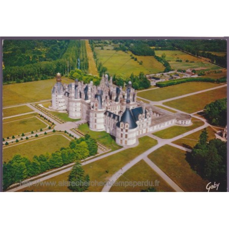 Chambord, le château, vue d'ensemble - carte postale département 41 Loir-et-Cher