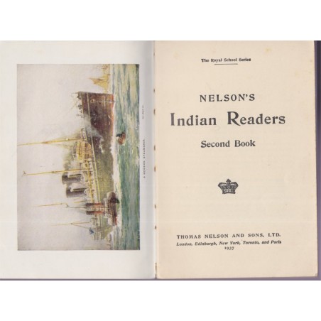 Nelson's Indian readers, book 2, 1937 - Indes, empire colonial britannique, manuels d'anglais