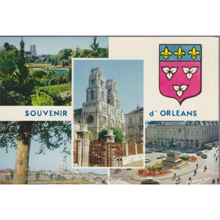 Orléans, multi-vues - carte postale département 45 Loiret