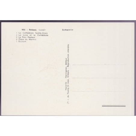 Orléans, multi-vues - carte postale département 45 Loiret