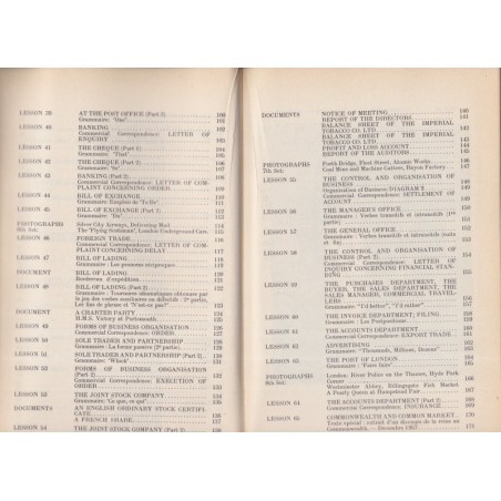 Commerce by easy stages, l'anglais commercial par étapes faciles, Féraud et Champion, 1964 - manuels d'anglais, droit commercial