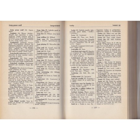 Grand dictionnaire d'américanismes, Etienne Deak, 1962 - manuels d'anglais, langue américaine, Etats-Unis