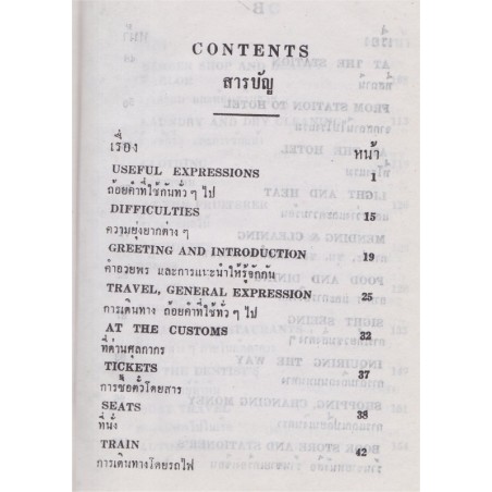 Key for thaï speaking - dictionnaire anglais-thaî - dictionnary english-thaï, Thaïlande