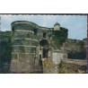 Angers, l'entrée du château - carte postale département 49 Maine-et-Loire