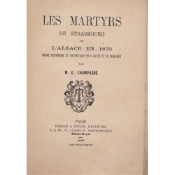 Les martyrs de Strasbourg,...