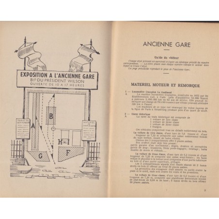 Expositions du Centenaire du chemin de fer de Paris à Strasbourg 1952, SNCF - transports, Alsace