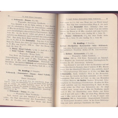 Strassburger Wanderburg, Wilhelm Schmidt, 1904 - guide de voyage Strasbourg, alsatiques