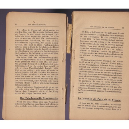 Petite histoire de la France en guerre dédiés aux Alsaciens Lorrrains, Rageot et Bouglé, 1919 - guerre 1914-1918, alsatiques