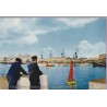 Cherbourg, l'avant-port, la station de yachting - carte postale département 50 Manche
