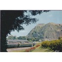 Cherbourg, la gare et la montagne du Roule - carte postale département 50 Manche