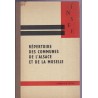 Répertoire des communes de l'Alsace et de la Moselle en 1954, INSEE, 1960 - statistique, Alsace Lorraine