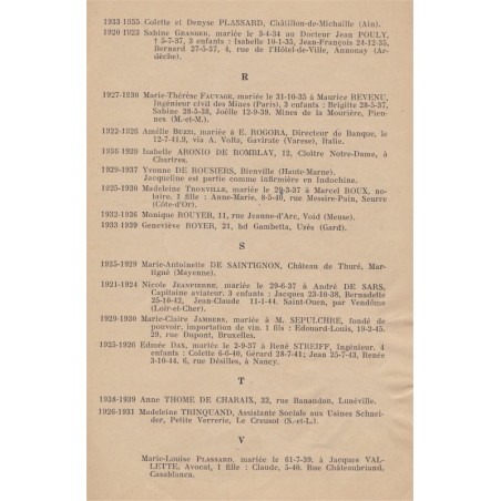 Trait-d'union entre les anciennes du Sacré-Coeur de Montigny-lès-Metz, Lorraine juillet 1945 - revues écoles