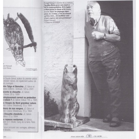 Alsace nature infos été 2001, Robert Hainard - écologie, Alsace, art, revues