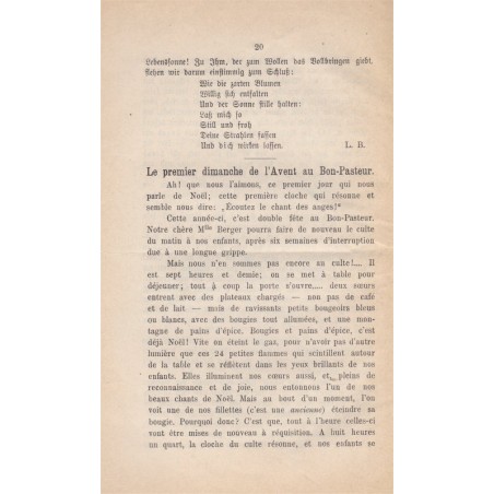 L'Echo du Bon-Pasteur Strasbourg, pensionnat de 1896 à 1913 - revues écoles, Colonies, alsatiques, généalogie