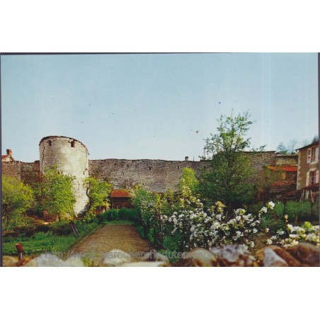 Vaucouleurs, Tour des Anglais et remparts  - carte postale département Meuse, châteaux