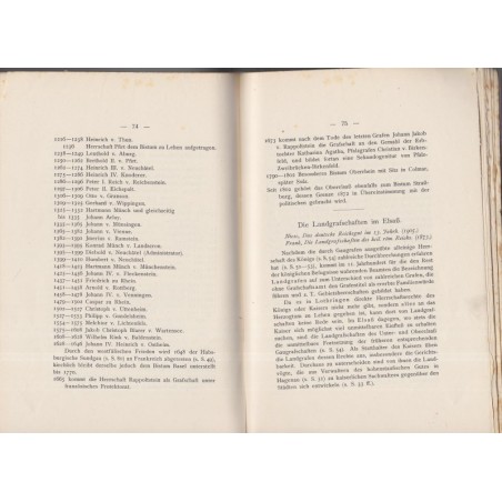 Geschichtsübersicht für Elsass-Lothringen, F. Wündisch, 1914 - histoire Alsace Lorraine, alsatiques