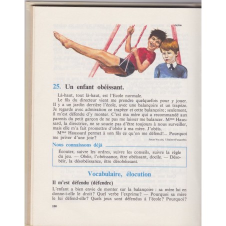 Etude de l'expression française premier livre, cours élémentaire 1969, Dechassey Roure et Chemel