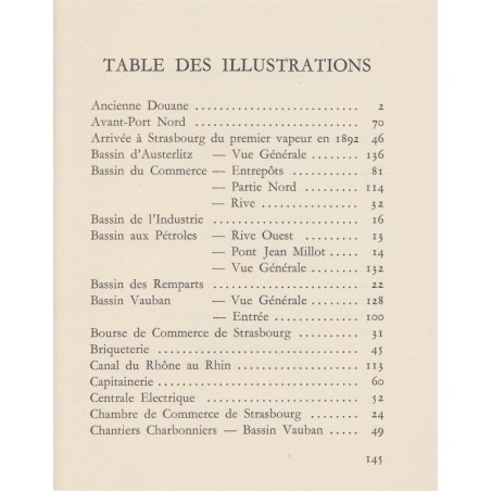 Le port de Strasbourg, Port Autonome de Strasbourg, 1948 - Alsace, transports, commerce fluvial, fleuves