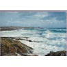 Quiberon, tempête sur la côte sauvage  - carte postale département Morbihan, Bretagne