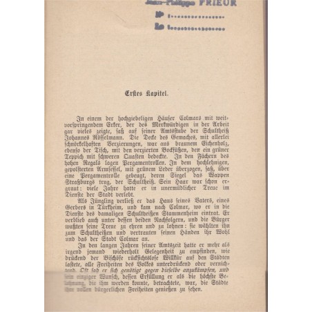 Um Freiheit und Recht, Elsässische Volkschriften, Job Westenhoeffer, 1888 - histoire Alsace, alsatiques