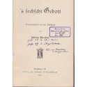 's sechscht Gebott, Julins Greber, 1904 - théâtre alsacien, dialecte alsacien, alsatiques
