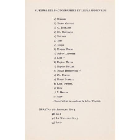 Les Vosges pittoresques, Robert Redslob, 1952 - tourisme Alsace Lorraine