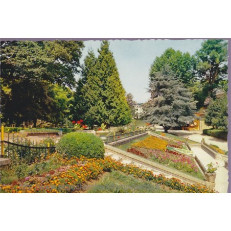 Saint-Honoré-les-Bains, le parc - carte postale département Nièvre