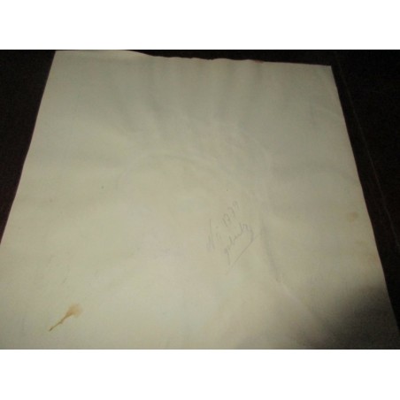 Dessin aquarellé, enfant en costume traditionnel alsacien, Mora, 1944 - Alsace