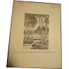 Lithographie originale, ruisseau dans la clairière - art, graveurs