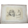 Gravure, Strasbourg, laitière, Vogel et Emile Lemaître, 1840 - Alsace, métiers, graveur