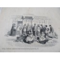 Gravure, Strasbourg, Place Kléber, un rayon de soleil en hiver, Eugène Laville & Lemaître, XIXe siècle - art, graveur