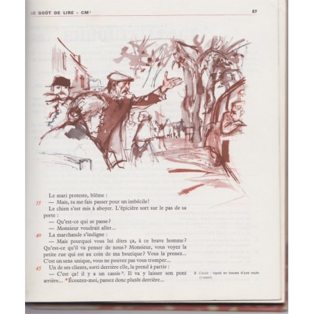 Le goût de lire, cours moyen deuxième année, René Cheyssac et Paule Bardou, 1974 - manuels de français