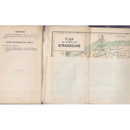 Strasbourg, syndicat d'initiative de tourisme, 1923 - guide touristique Alsace 1923